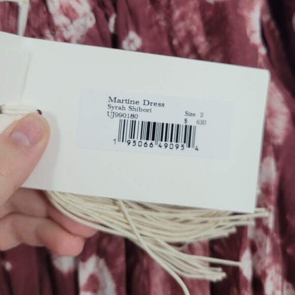 Ulla Johnson Handmade Syrah Shibori Martine Mini Dress 2 - Picture 10 of 13